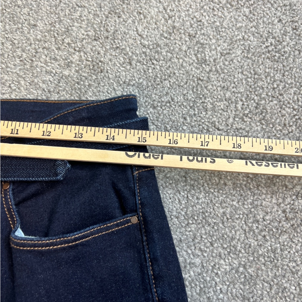 Ann Taylor curvy boot cut jeans womens 6 dark wash mid rise curvy boot denim - Picture 15 of 15